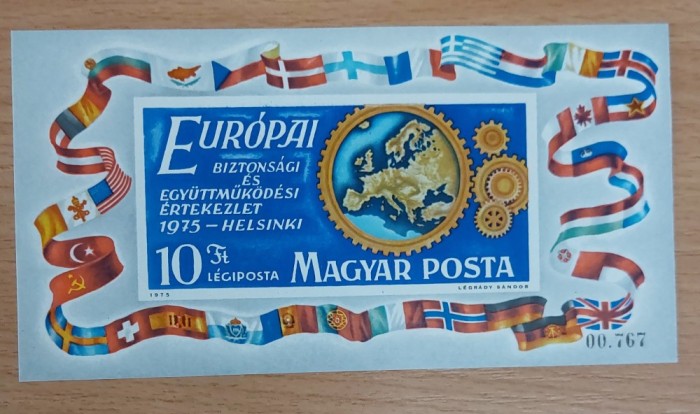 Ungaria 1975 - Colita MNH