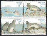 Madeira 1993 Mi 164/67 block - Conservarea naturii: foci, Nestampilat
