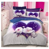 Cumpara ieftin Lenjerie de Pat, Bumbac Finet 3D, 6 Piese, Pat Dublu - SIPRA2-24