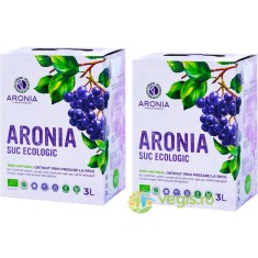 Pachet Suc de Aronia Ecologic/Bio 3L+3L