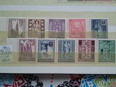 1946- Austria-Rep.Ost.-Mi791-800-c.set-MNH foto