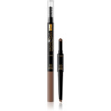 Cumpara ieftin Eveline Cosmetics Brow Styler creion spr&acirc;ncene precise 3 in 1 culoare 02 Dark Brown 1,2 g