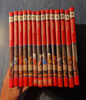 Colectia pictori de geniu 14 volume foto