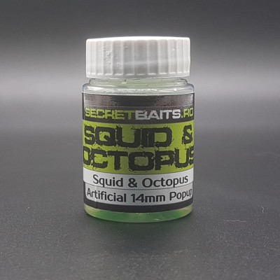 Secret Baits Artificial Popup 14mm Squid &amp;amp; Octopus Flavour foto
