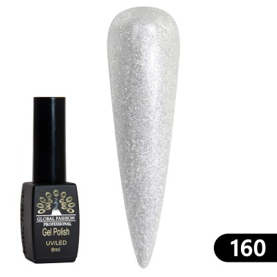 Oja semipermanenta BLACK ELITE, Global Fashion 8 ml, 160 foto