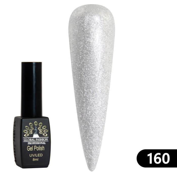 Oja semipermanenta BLACK ELITE, Global Fashion 8 ml, 160