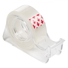 Dispenser Bandă Adezivă Transparentă, 10m x 15mm, Plastic, 1 Bucată