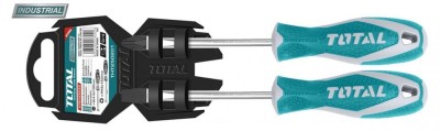 Set 2 surubelnite crom vanadiu SL6.5 6 mmx125mm PH2 6mmx125mm crom vanadiu Total uz Industrial THT250201 foto
