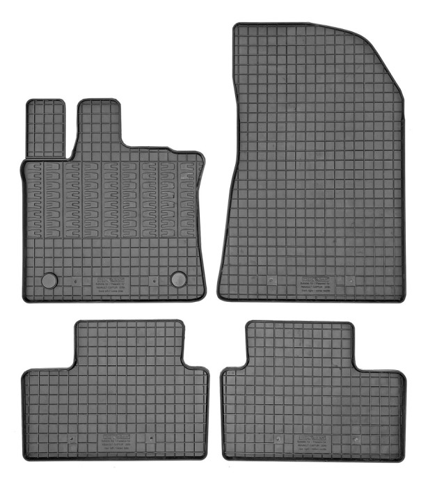 Set covorase auto din cauciuc Renault Captur 2019-; Renault Captur Hybryd 2020-; Mitsubishi ASX 2023-, Negre AutoDrive ProParts
