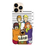 Husa compatibila cu Apple iPhone 15 Pro Max, Viceversa, model Ruh Roh Scooby Doo , Silicon, TPU, Transparent, Carcasa