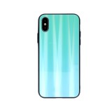 Husa pentru XIAOMI Redmi Note 9S - Ombre Glass (Menta)