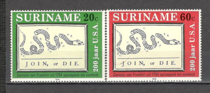 Surinam.1976 200 ani Independenta SUA CS.5