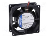 Ventilator EBM-PAPST DC axial 24V 80x80x32mm 54m3/h 36dBA bilă