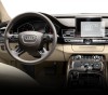 Folie Protectie Navigatie Audi A8 (D4) 2013-2017, Duragon, protectie Display Navigatie, silicon Transparent, Anti-zgarieturi, kit instalare