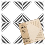 Șablon de plastic reutilizabil pentru țiglă // MAIOR - 10x10cm