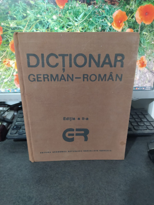 Dicționar german rom&acirc;n, 180 000 cuvinte, editura Academiei, București 1989, 133