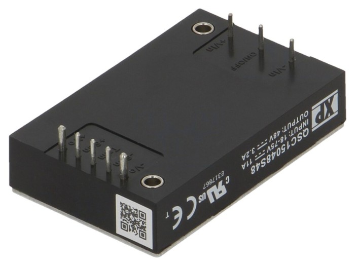 Convertor DC/DC 150W, 18-75V, 48V