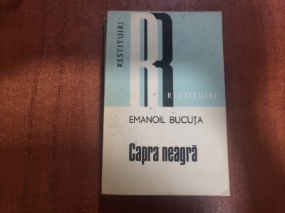 Capra neagra de Emanoil Bucuta foto