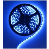 Banda LED Albastra IP65 12V SMD3528 60 LED/m cu Adeziv-Lungime 1 Metru