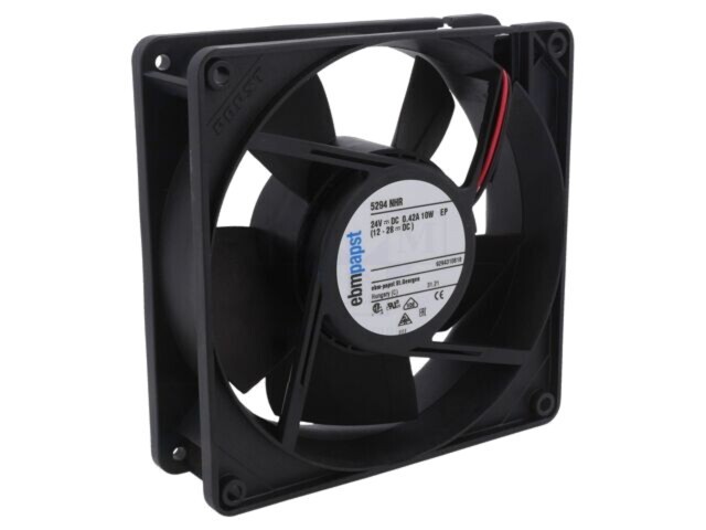 Ventilator EBM-PAPST DC axial 24V 127x127x38mm 252m3/h 50dBA