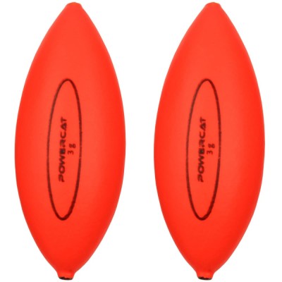 Plute Monturi Somn Nevis Powercat Micro U-Float, Orange, 3.0g, 2buc/pac foto