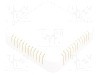 Carcasa ABS, 80mmx80mmx20mm, HAMMOND - 1551V4WH