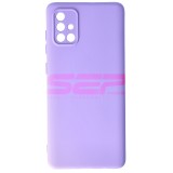Husa Silicon Light Purple Samsung Galaxy A71 - Calitate Superioară