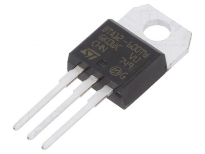 Triac 600V 12A TO220AB Logic Level foto