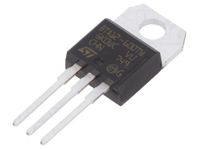 Triac 600V 12A TO220AB Logic Level