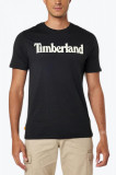 Cumpara ieftin Tricou barbati cu imprimeu cu logo negru, M, Timberland