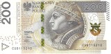 POLONIA 200 ZLOTI ZLOTYCH 2015 , a UNC [1] P- 189 a , necirculata