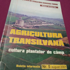 AGRICULTURA TRANSILVANA BULETININFORMATIV NR.5 AUGUST 2001