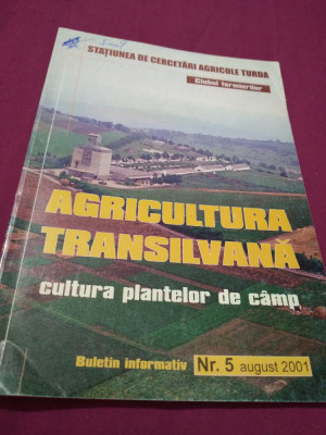 AGRICULTURA TRANSILVANA BULETININFORMATIV NR.5 AUGUST 2001 foto