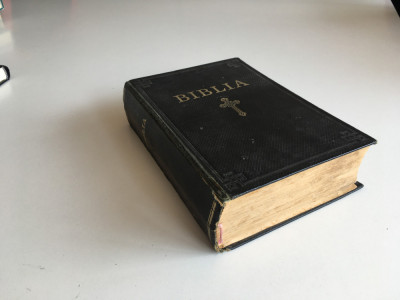 BIBLIA 1968 CU APROBAREA SF.SINOD SI BINECUVANTAREA PF JUSTINIAN foto