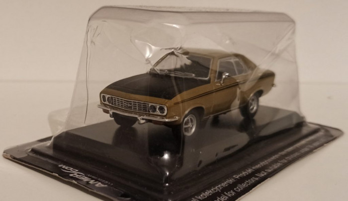 Macheta Opel Manta SR 1970 - Amercom Masini de Legenda 1/43 (+revista)