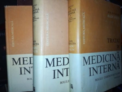 Tratat de medicina interna. Bolile cardiovasculare vol 1, 3,4- Radu Paun foto