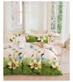 Cumpara ieftin Lenjerie pat dublu,bumbac finet,6 piese,cearceaf normal 220x240cm, cearceaf pilota 200x220cm, 2 fete de perna 50x70, 2 fete de perna 70x70-A1176