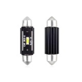 Set becuri auto cu LED CANBUS sofit C5W 1 SMD 41mm Alb 12/24V AVX-AM02444, Amio