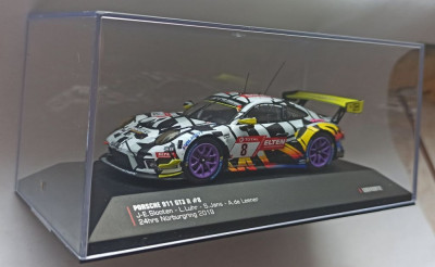 Macheta Porsche 911 GT3 R Iron Force 24h Nurburgring 2020 - IXO Premium 1/43 foto