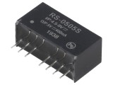 Convertor DC/DC 2W 4.5-9V la 5V 400mA SIP8 RS-0505S
