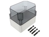 Carcasă universală gri IP66, policarbonat, 130 x 180 x 165 mm