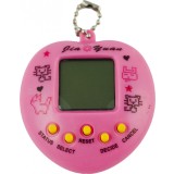 Joc electronic interactiv Tamagotchi, 49 jocuri, in forma de inima, 5 ani+, roz