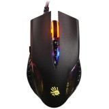 MOUSE A4tech, gaming, cu fir, USB, optic, 3200 dpi, butoane/scroll 8/1, iluminare, butoane programabile, negru, &quot;Q50&quot; (timbru verde 0.18 lei)