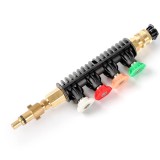 Cumpara ieftin Lance scurta cupla rapida si set 5 duze pulverizare - Skil 0761