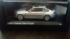 macheta bmw seria 4 f36 gran coupe gri - kyosho, 1/43, noua. foto