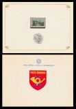 1975 Romania, 500 ani Batalia de la Podul Inalt, carnet FDC de protocol LP 873