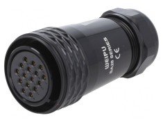 Mufă Mamă SA28 IP67 16 PIN 10A 500V Lipire pe Cablu