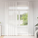 Gossi perdele voile cu bucle 2 buc alb 140x225 cm