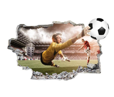 Sticker decorativ cu Fotbal, 80 cm, 1127STK foto