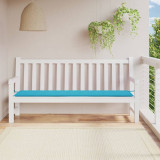 Gossi perna pentru banca de gradina, turcoaz, 200x50x3 cm, textil